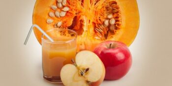 Suco de abóbora crua