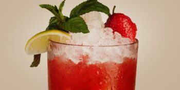 suco de morango e limão