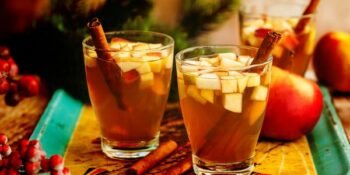 refresco de maçã e canela
