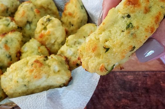  bolinho de batata e couve-flor simples e fácil