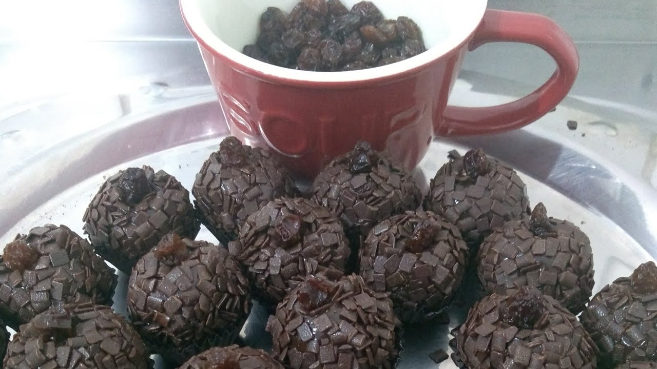 brigadeiro com passas ao rum cremoso @docerealidade