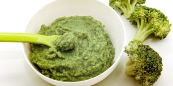 Purê de batata e brócolis