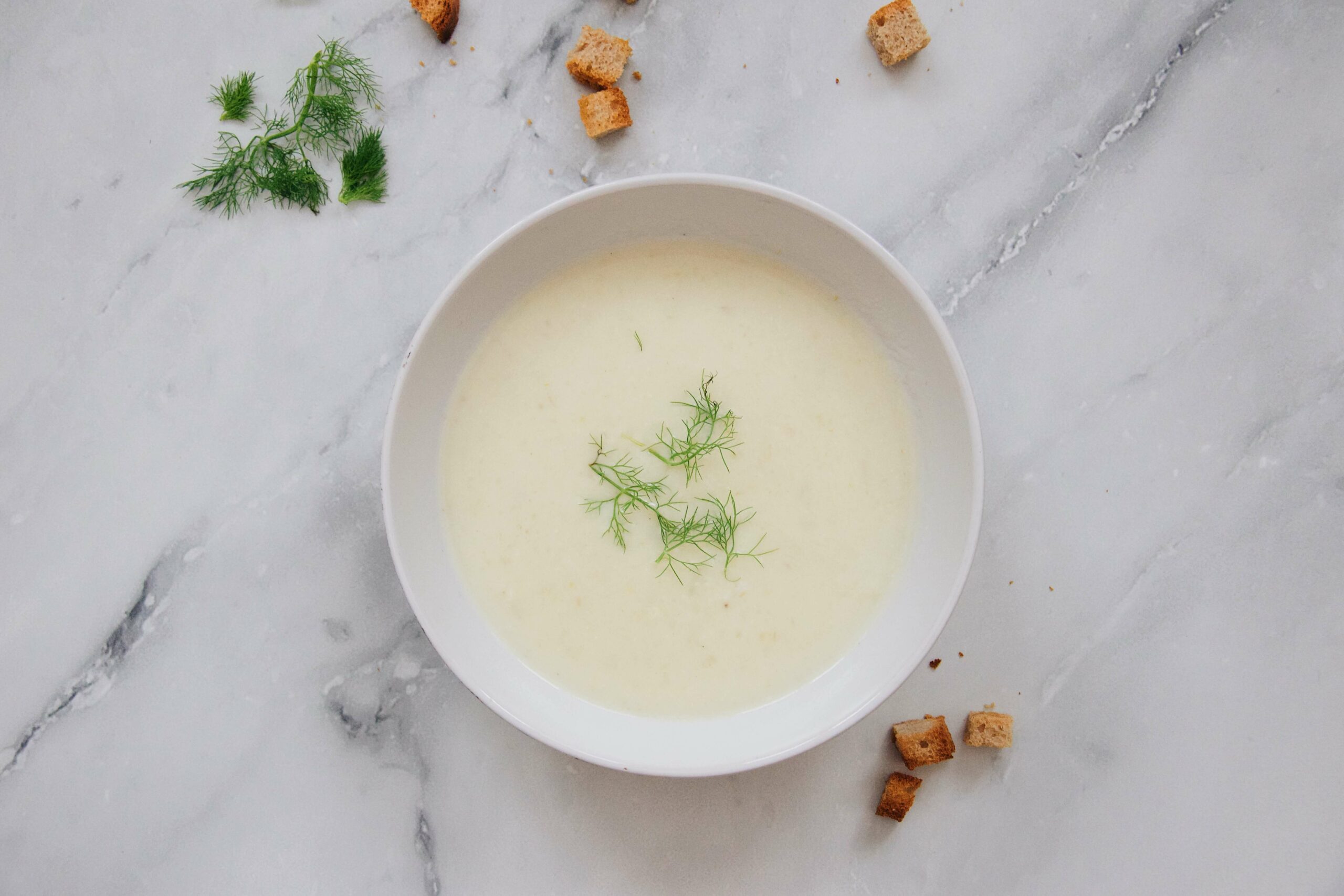 Sopa de queijo brie