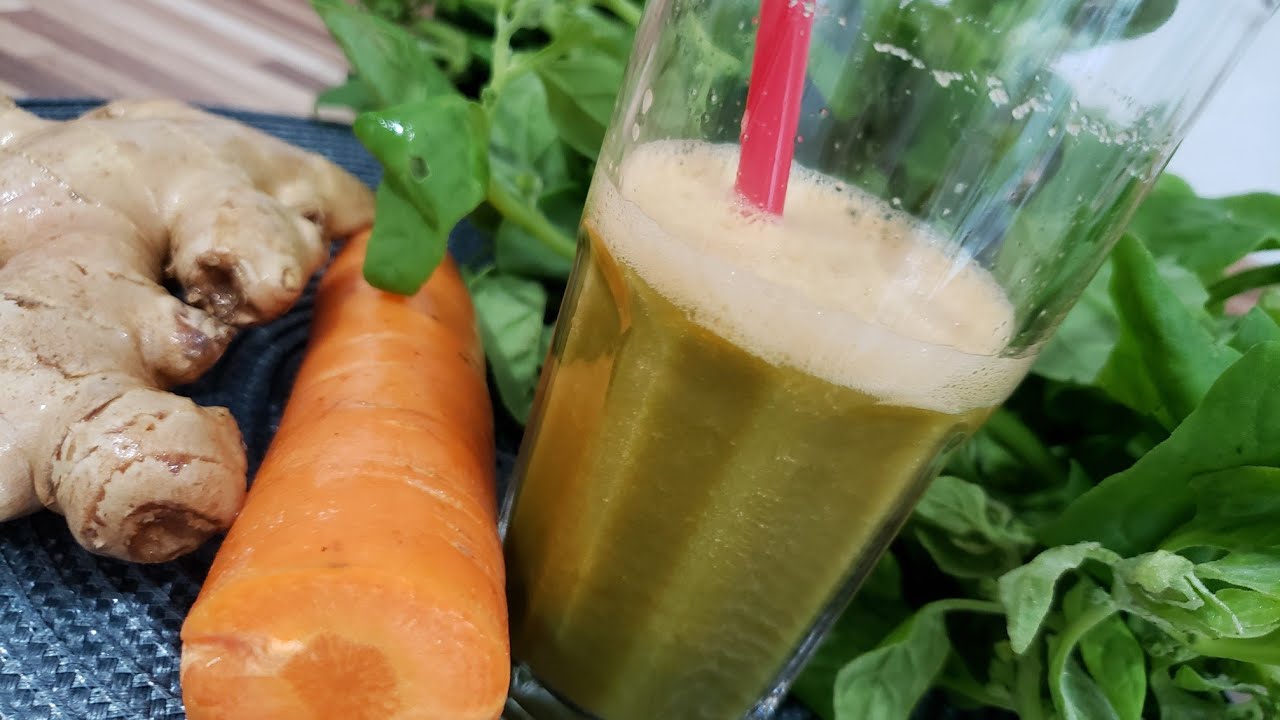 Como fazer suco detox com espinafre?