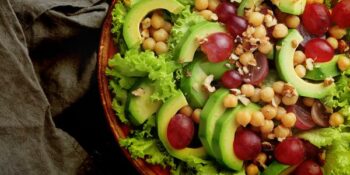salada com abacate
