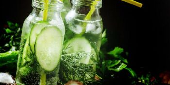água fresca com pepino