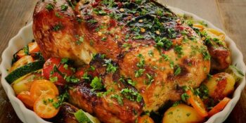 frango assado com ervas finas