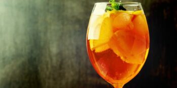 drink com vinho rosé