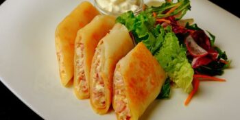 panqueca de presunto e queijo