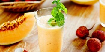 suco de melão com lichia