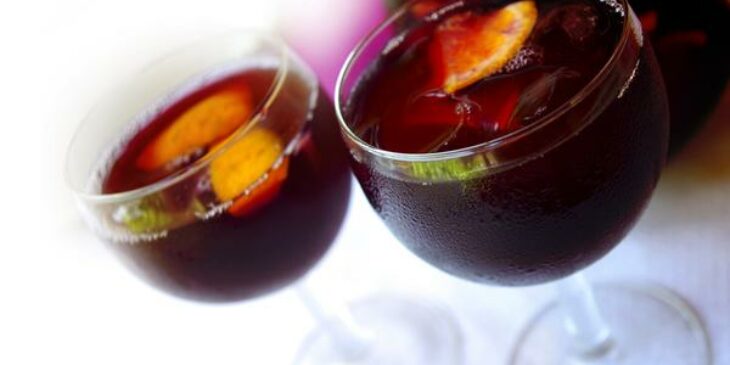 sangria de laranja tudo gostoso