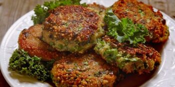 falafel com espinafre