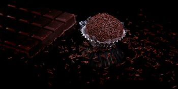 brigadeiro com chocolate amargo