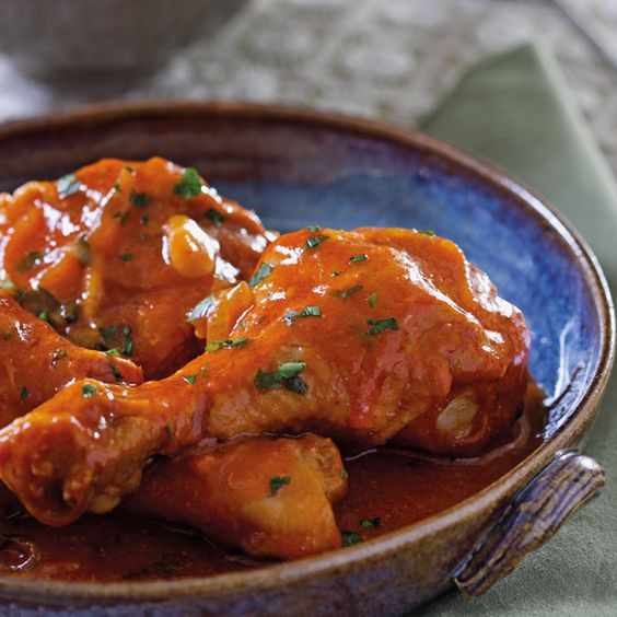 coxa de frango fácil com molho de tomate tudo gostoso