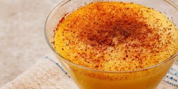 Curau de milho com leite de coco