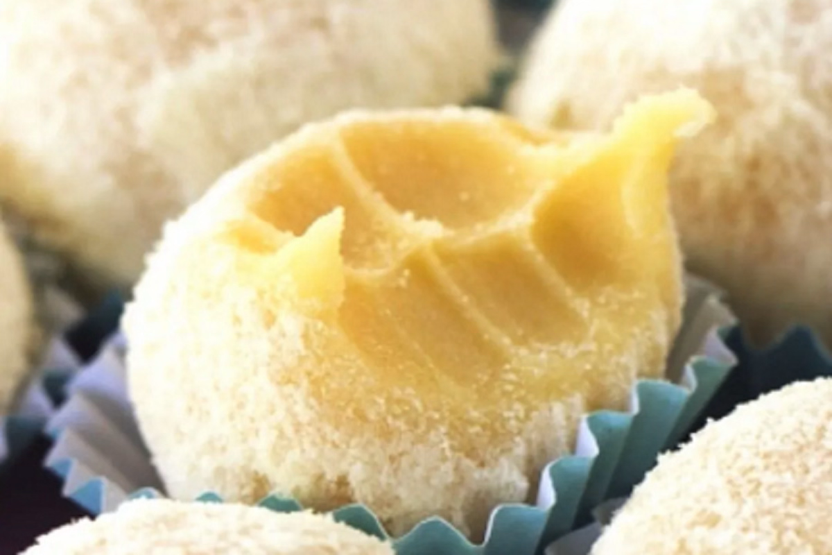 brigadeiro branco com queijo parmesão