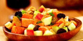 salada de batata doce e maçã