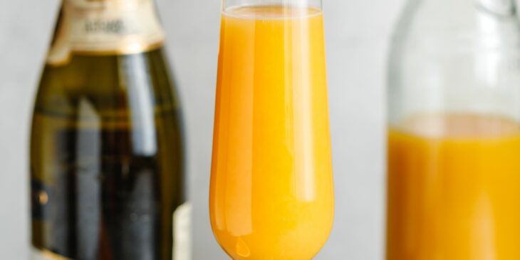 Suco de laranja gaseificado