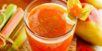 suco de ruibarbo com phisalys