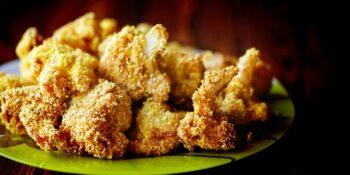 couve-flor ao forno empanada