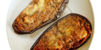 berinjela picante gratinada