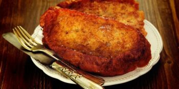 rabanada com leite de coco