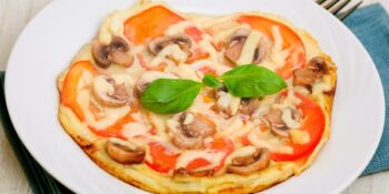 pizza com cogumelo