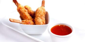 frango empanado com coco