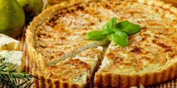 quiche de queijo gorgonzola