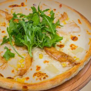 Receita de pizza de abacaxi e milho | Sabores de pizza com abacaxi Pizza Hawaiana Rápida