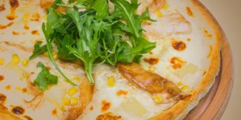 pizza de abacaxi e milho