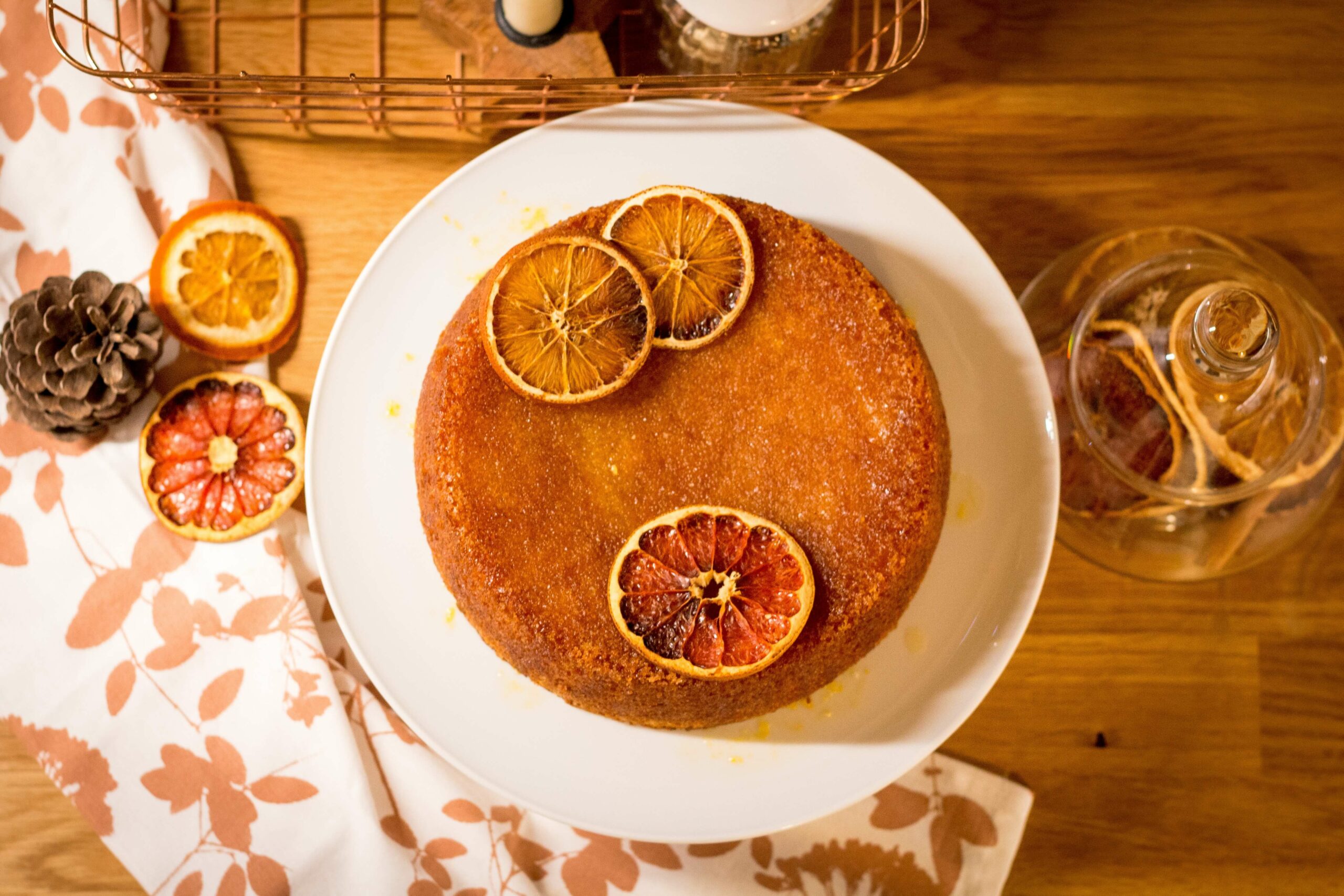 bolo de laranja com gengibre