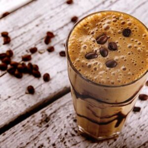 Milkshake de café e rum