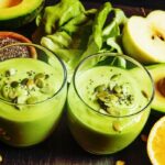 vitamina de abacate, maçã e chia tudo gostoso ana maria