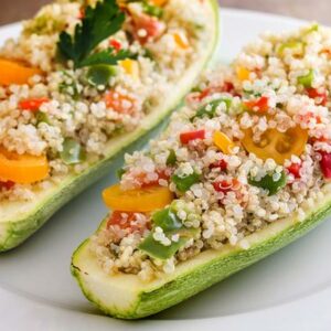 abobrinha gratinada com quinoa tudo gostoso