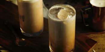 café gelado com creme