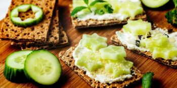 bruschetta com pepino