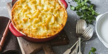 macarrão gratinado com frango