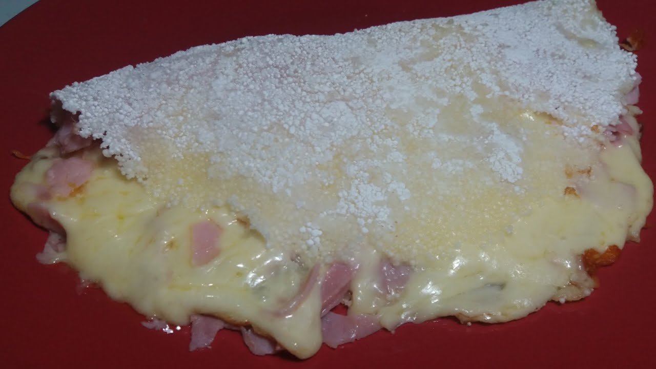 @canaldinarosario preparou esta deliciosa tapioca de presunto