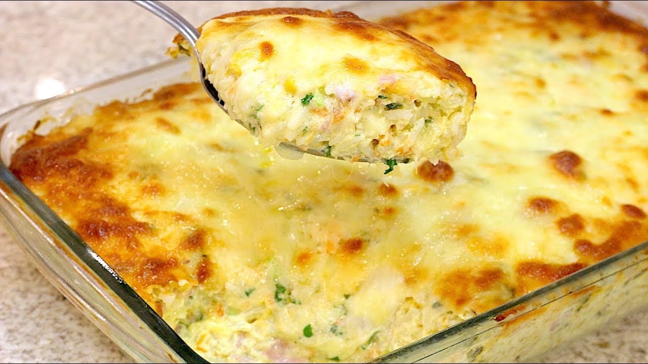 Arroz de forno gratinado da vovó palmirinha 