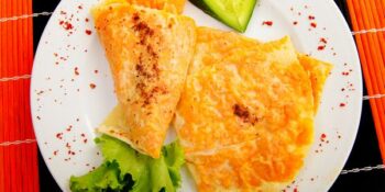 panquecas com purê de abóbora