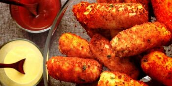 bolinho de batata páprica e queijo