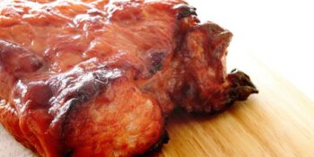 paleta assada ao molho de maracujá