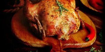 frango assado com vinho e pimenta