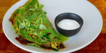 panqueca verde com abobrinha