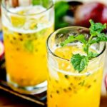 suco de maracujá e cardamomo