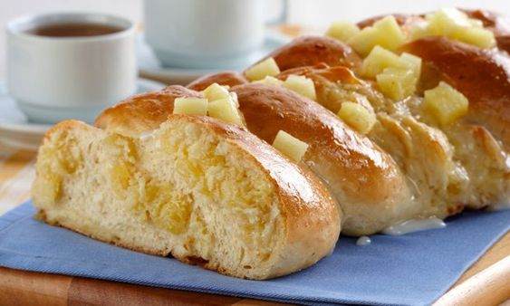 pão doce com abacaxi prático demais 