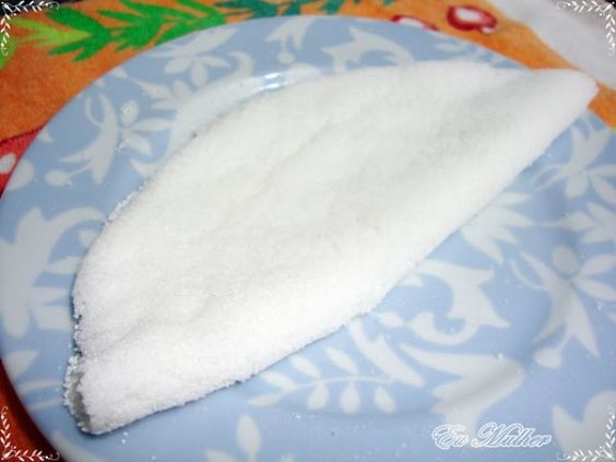 tapioca com coco de preguiçoso