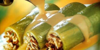abobrinha recheada com carne