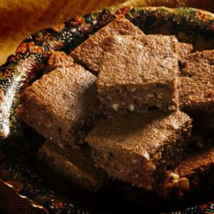 Receita de brownie com passas e castanha de caju magnífica e deliciosa